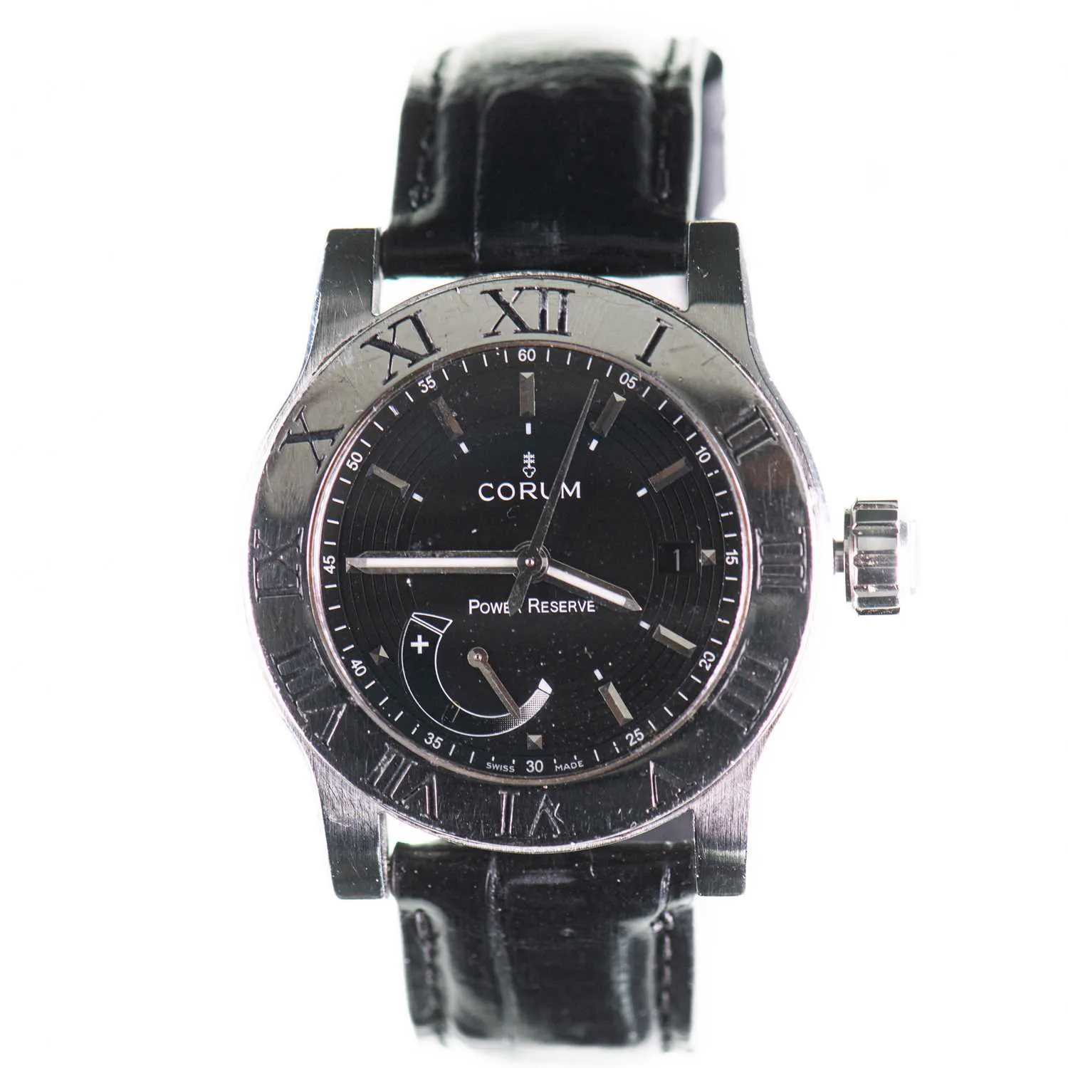 Corum Romvlvs 42mm Stainless steel Black