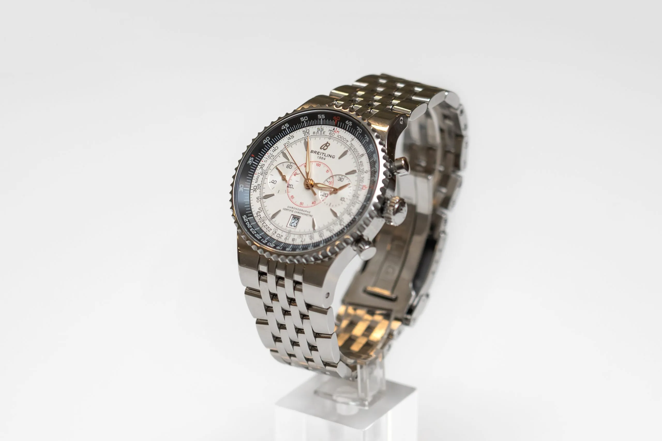 Breitling Montbrillant A23340 47mm Stainless steel White