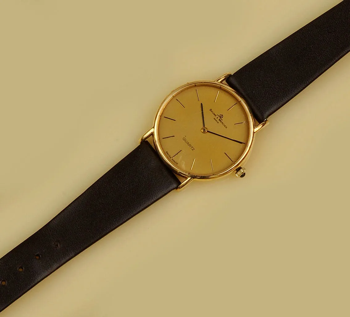 Baume & Mercier 29mm Yellow gold Champagne