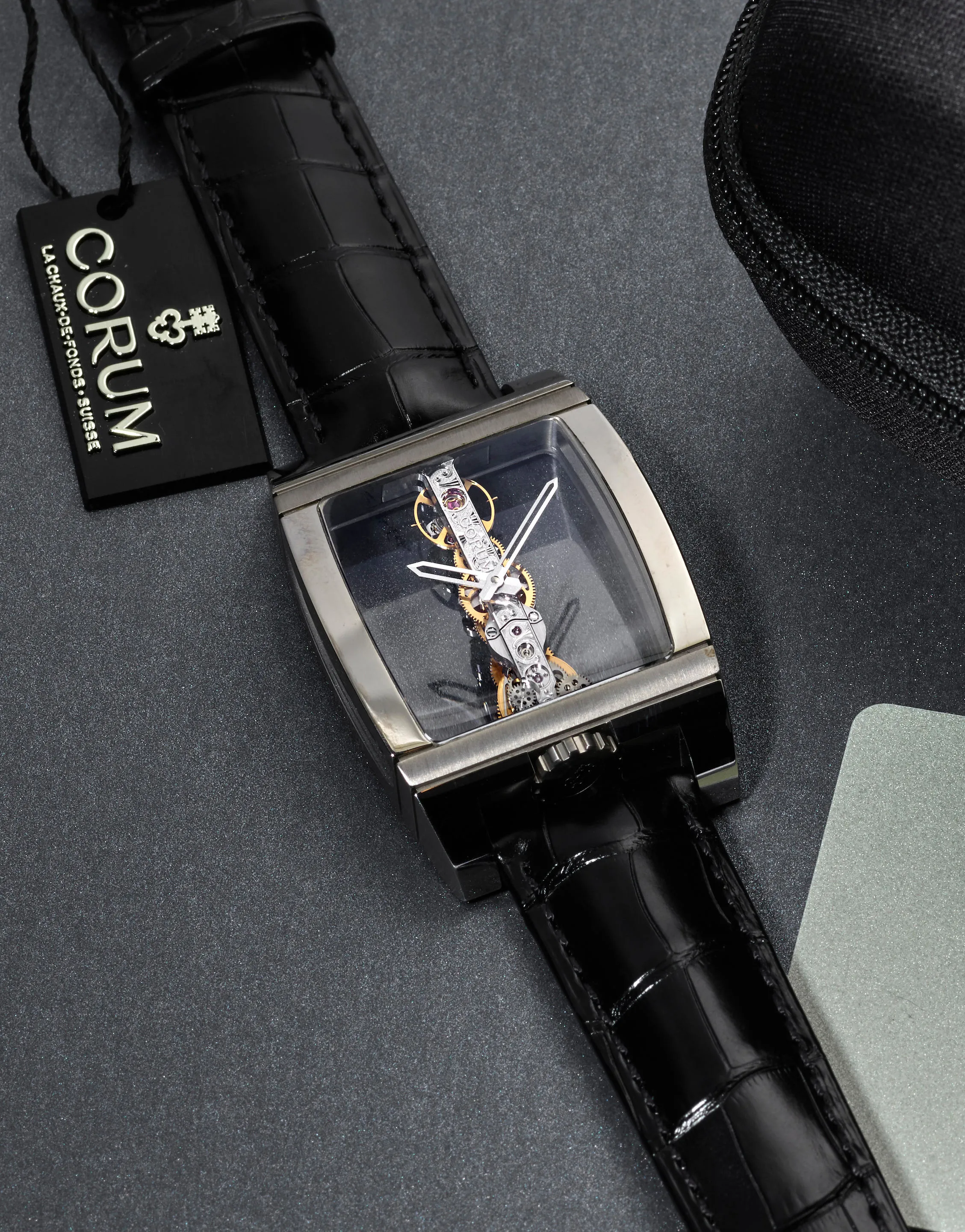 Corum Ti-Bridge B113/03440 38mm Titanium Skeletonized