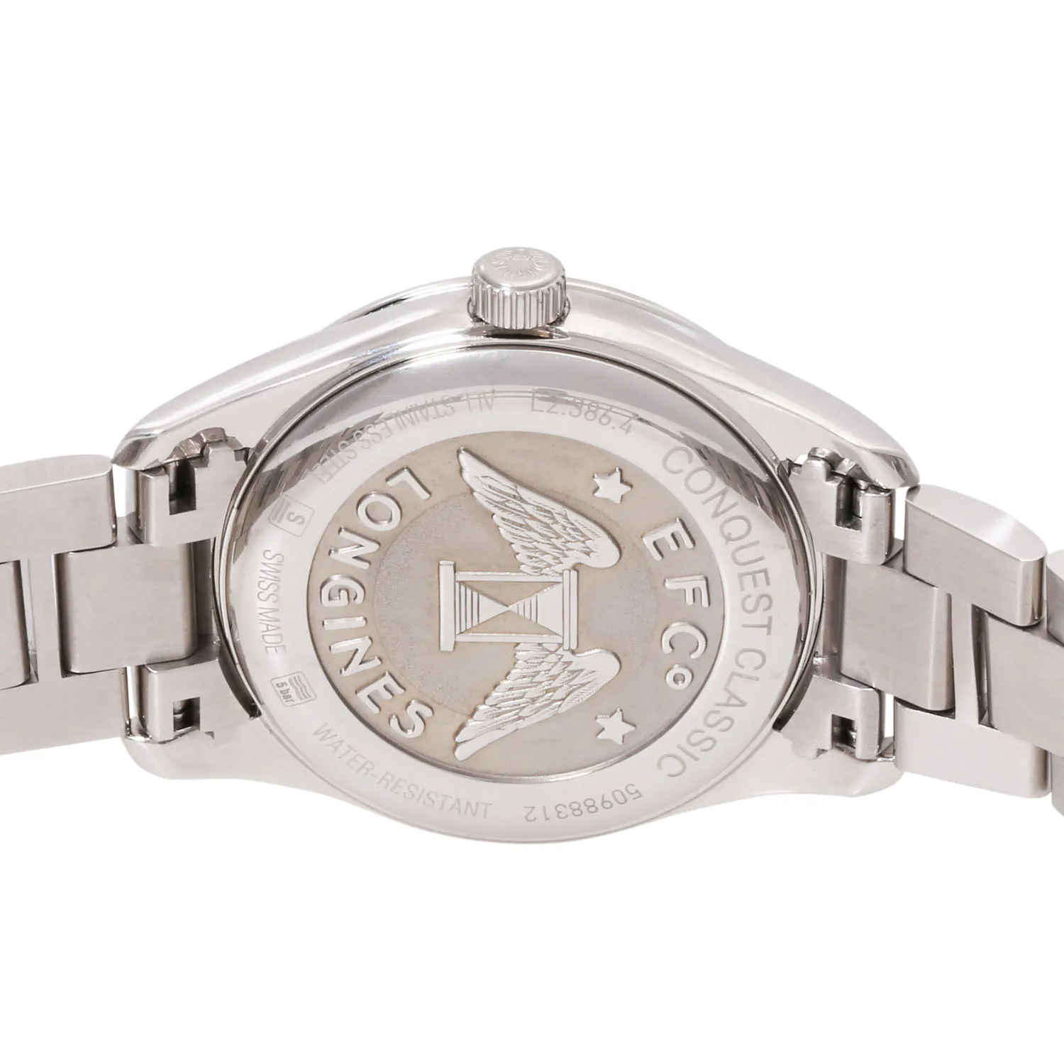 Longines Conquest L2.386.4 34mm Stainless steel Mother-of-pearl 1