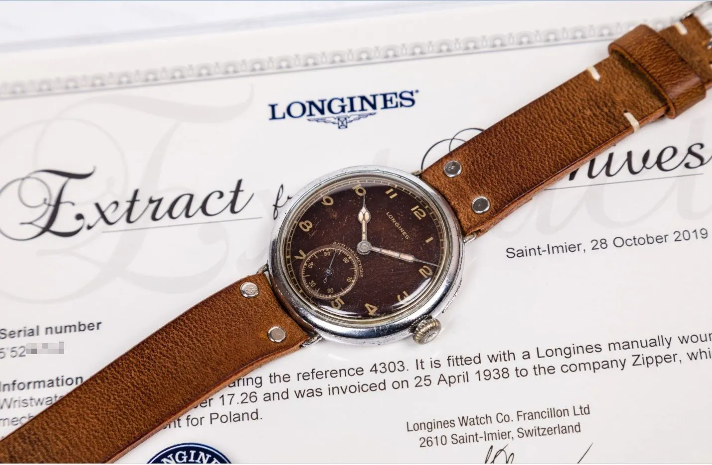 Longines 4303 44mm Stainless steel Tropical 6