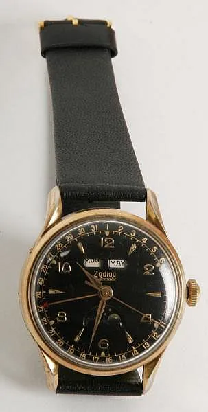 Zodiac 34mm Gold-plated Black