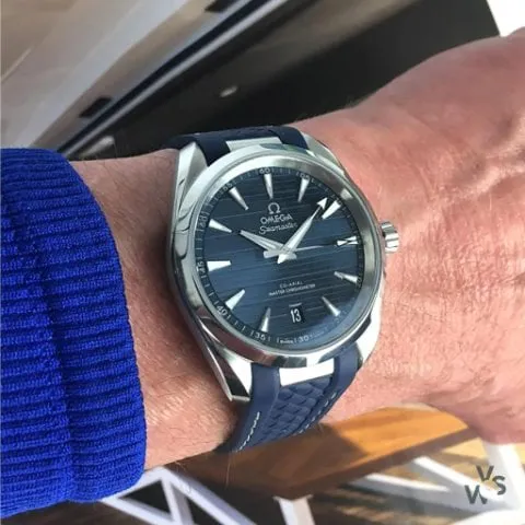 Omega Aqua Terra 220.12.38.20.03.001 38mm Stainless steel Blue