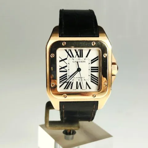 Cartier Santos 2792 38mm Rose gold White