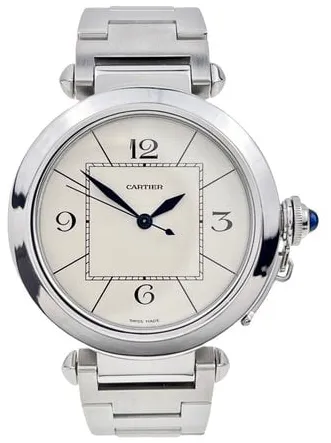 Cartier Pasha 2730 42mm Steel White