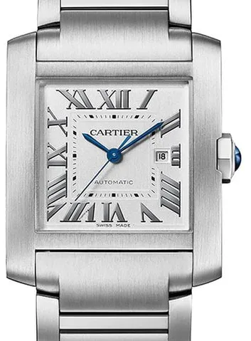 Cartier Tank Française WSTA0067 36.5mm Stainless steel Silver