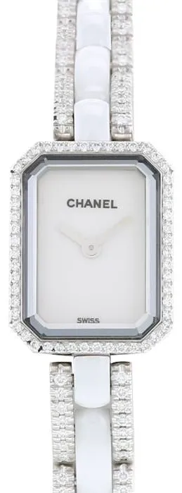 Chanel Premier H2146 20mm Ceramic and White gold White