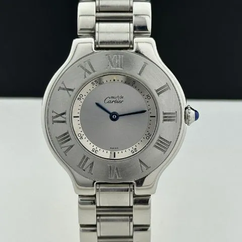 Cartier Must 21 1330 31mm Stainless steel Silver