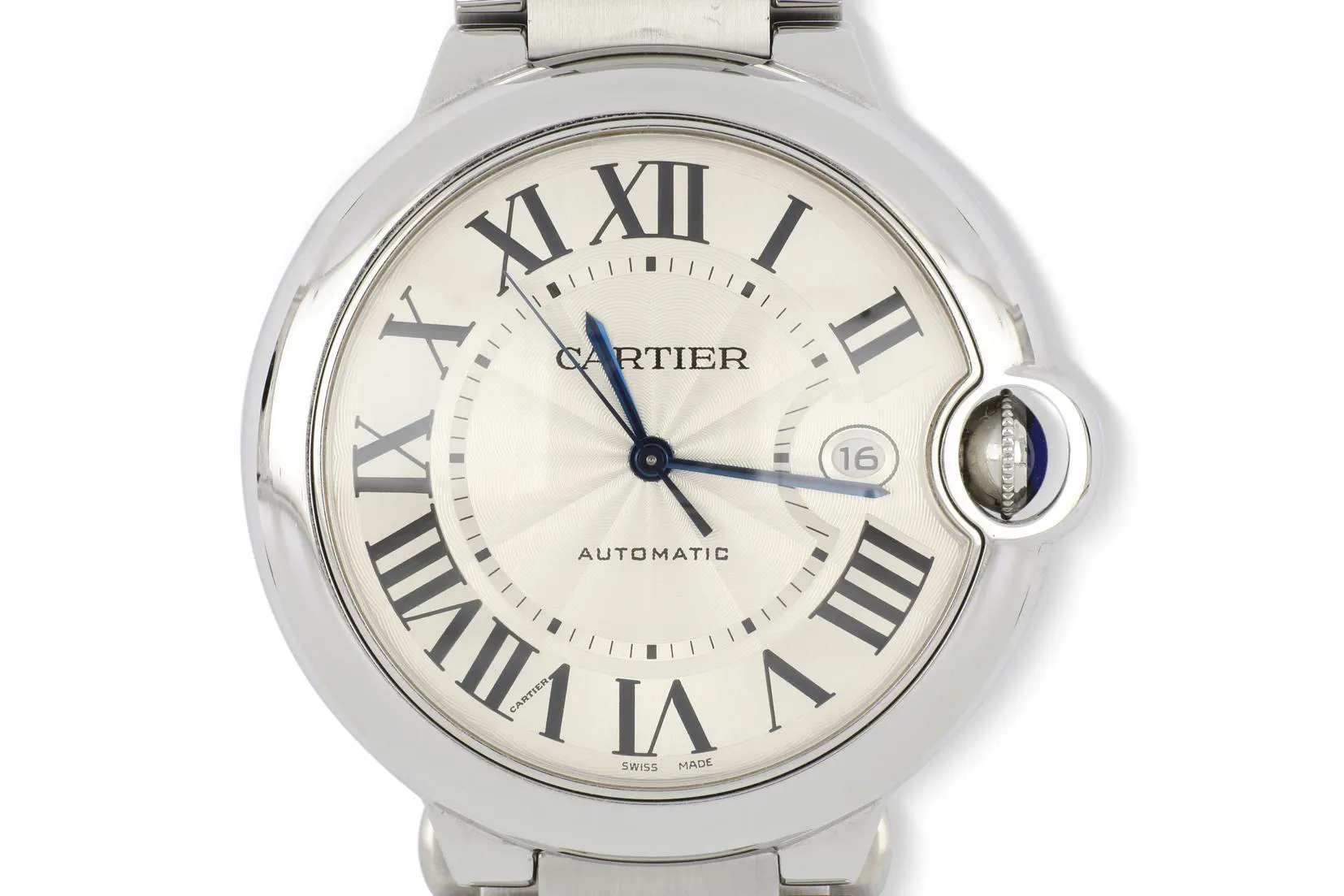 Cartier Ballon Bleu 3001 42mm Stainless steel Silver