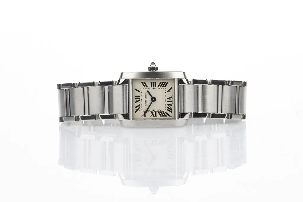 Cartier Tank 2384 20mm Stainless steel Ivory 1