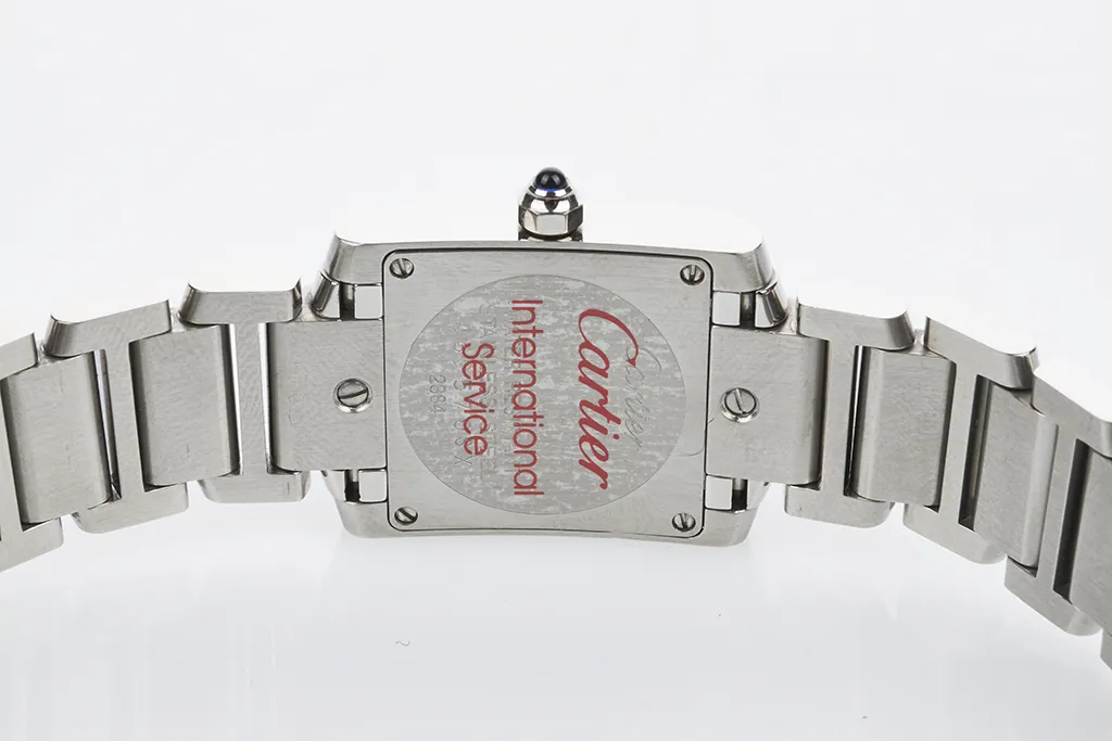 Cartier Tank 2384 20mm Stainless steel Ivory 3