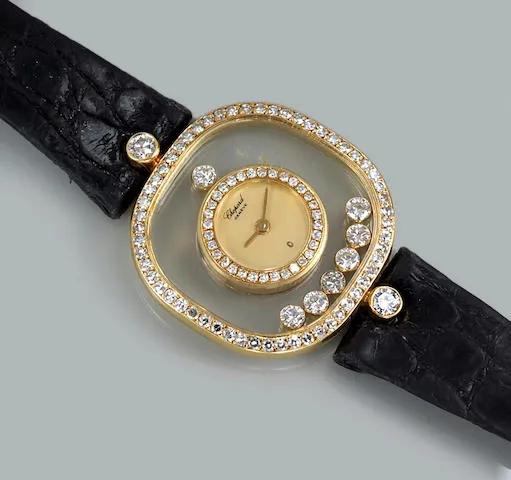 Chopard Happy Diamonds 25mm Gold