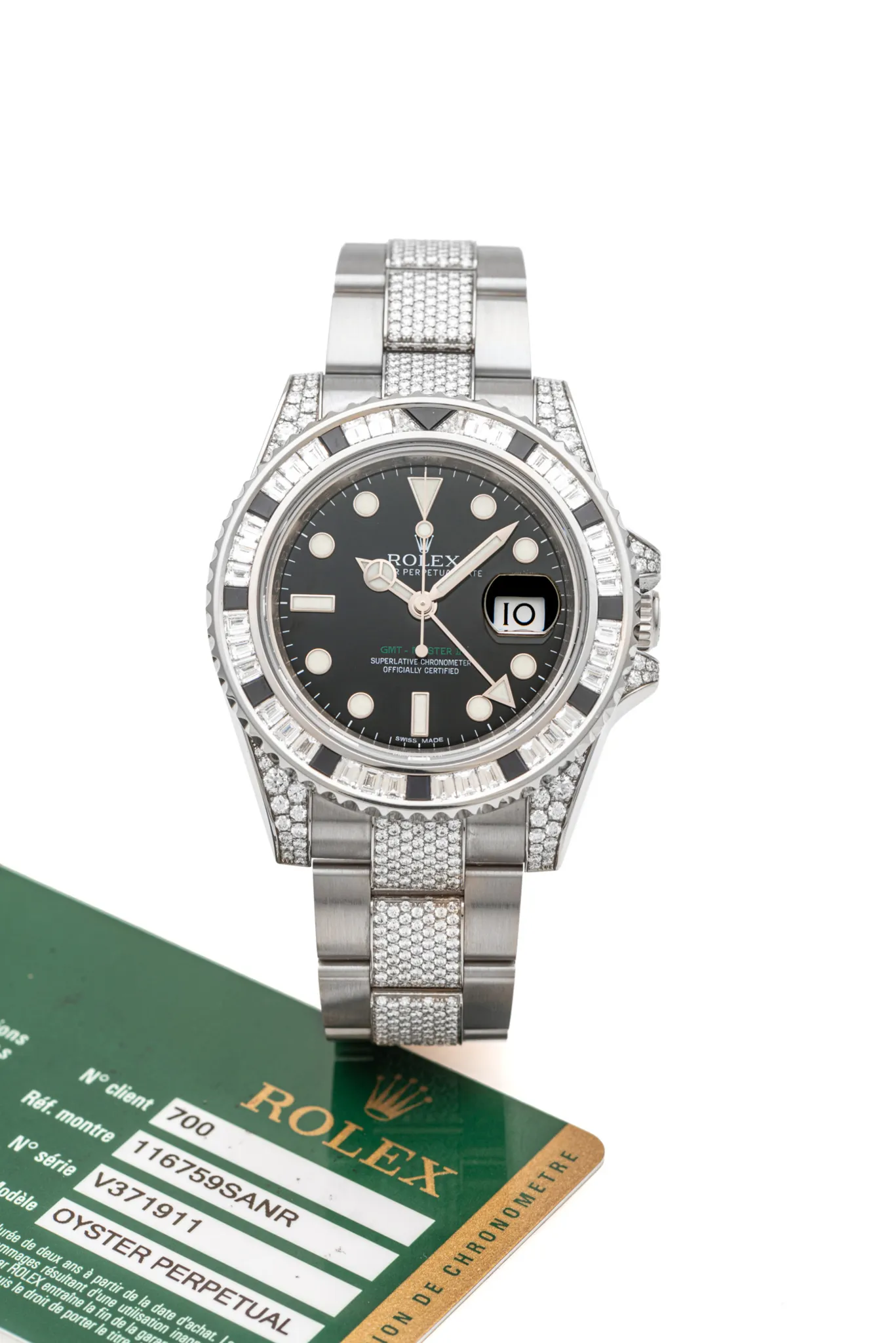 Rolex GMT-Master II 116759SANR 40mm White gold Black 1