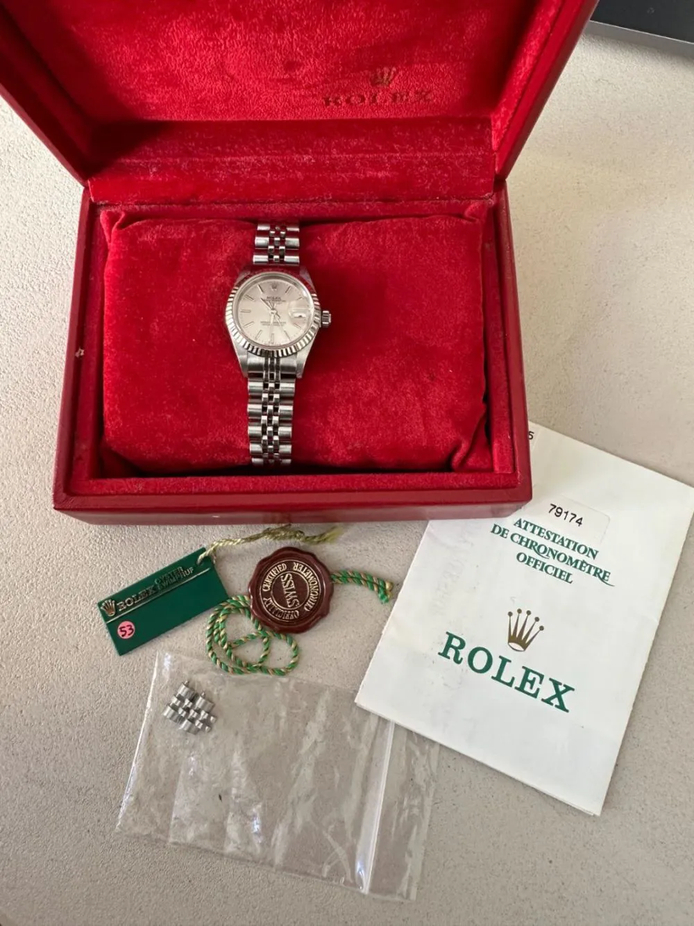 Rolex Lady-Datejust 79174 26mm Stainless steel Gray 7