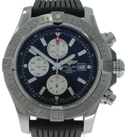 Breitling Super Avenger II A1337111 48mm Stainless steel Black