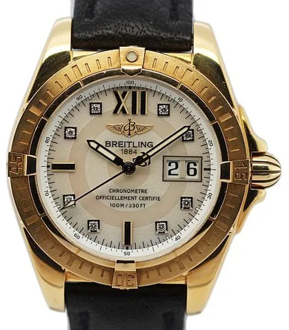 Breitling Windrider K49350 Yellow gold Mother-of-pearl