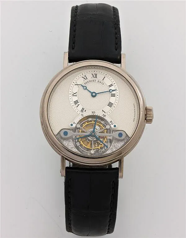 Breguet Tourbillon 3357 36mm White gold Ivory