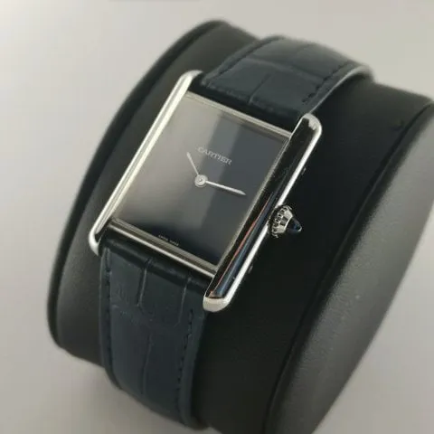 Cartier Tank WSTA0055 25.5mm Stainless steel Blue