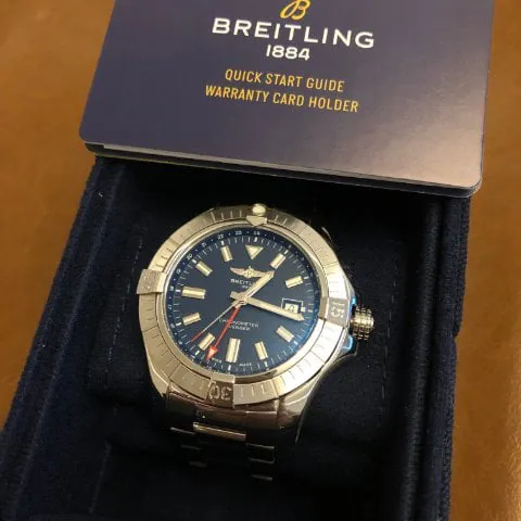 Breitling Avenger A32395101C1A1 45mm Stainless steel Blue