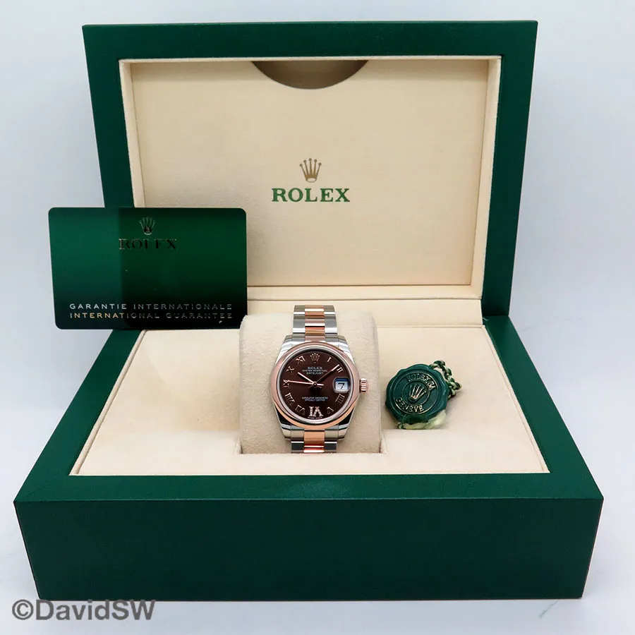 Rolex Datejust 31 178241 31mm 18K/SS Brown 6