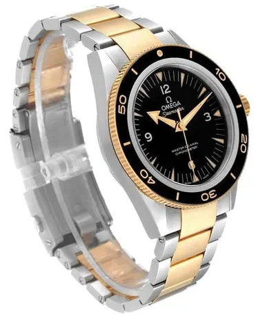 Omega Seamaster 300 233.20.41.21.01.002 41mm Yellow gold and Stainless steel Black