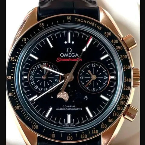 Omega Speedmaster Professional Moonwatch Moonphase 304.63.44.52.01.001 44.25mm Rose gold Black