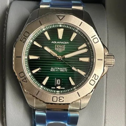 TAG Heuer Aquaracer WBP2115.BA0627 40mm Stainless steel Green