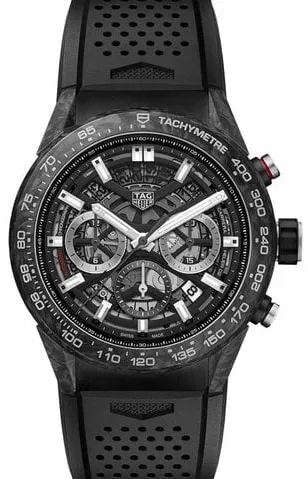 TAG Heuer Carrera CBG2A91.FT6173 45mm Carbon fiber Skeleton