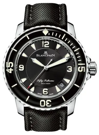 Blancpain Fifty Fathoms 5015-1130-52 45mm Stainless steel Black