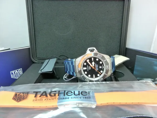 TAG Heuer Aquaracer WBP5A8A.BF0619 45mm Titanium Black 4