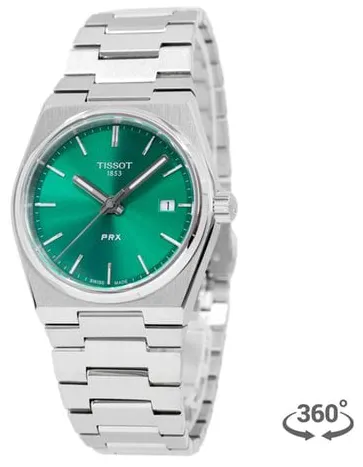 Tissot PRX T137.210.11.081.00 35mm Stainless steel Green