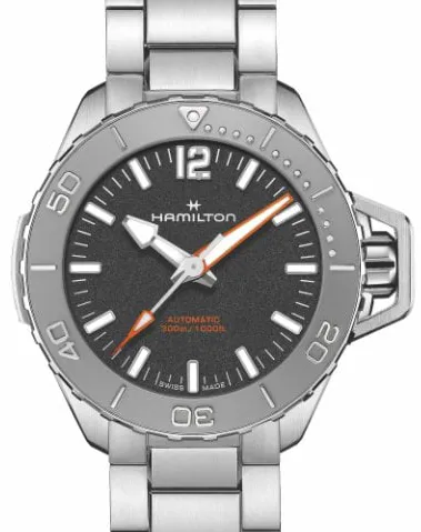 Hamilton Khaki Navy H77485130 41mm Stainless steel Black