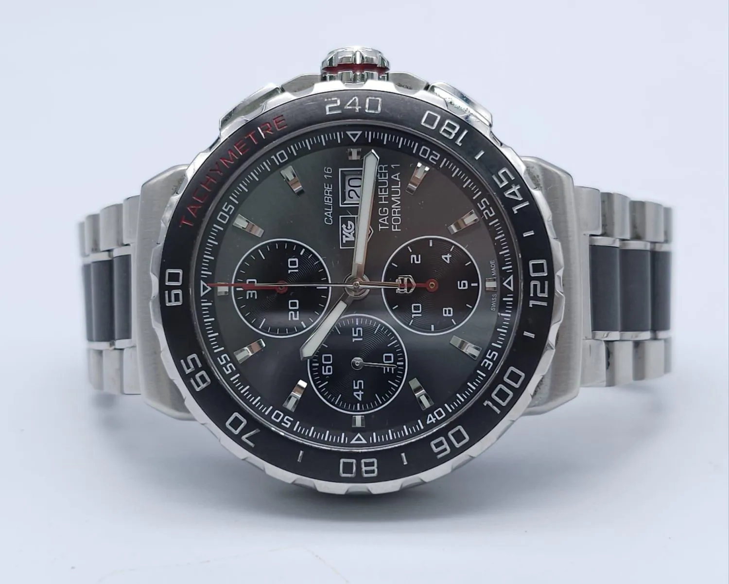 TAG Heuer Formula 1 12398 43mm Stainless steel and ceramic Silver 1