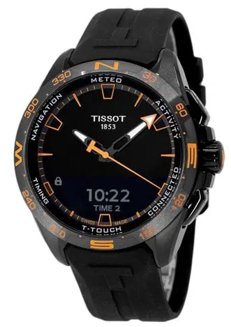 Tissot Touch T121.420.47.051.04 47.5mm Titanium and Black PVD Black