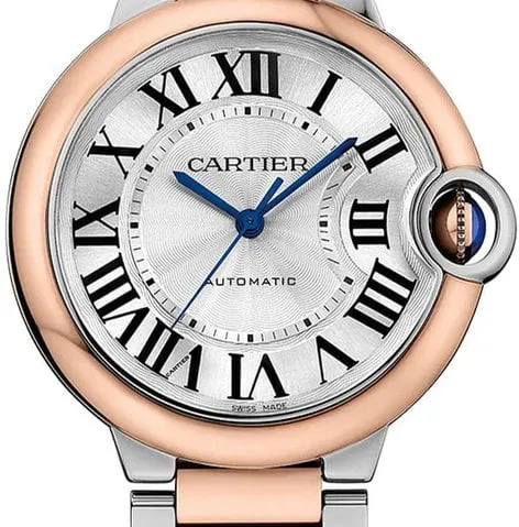 Cartier Ballon Bleu de Cartier W2BB0033 36mm Yellow gold and Stainless steel Silver