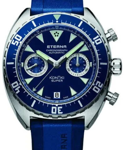 Eterna Super Kontiki 7770.41.89.1395 45mm Stainless steel Blue