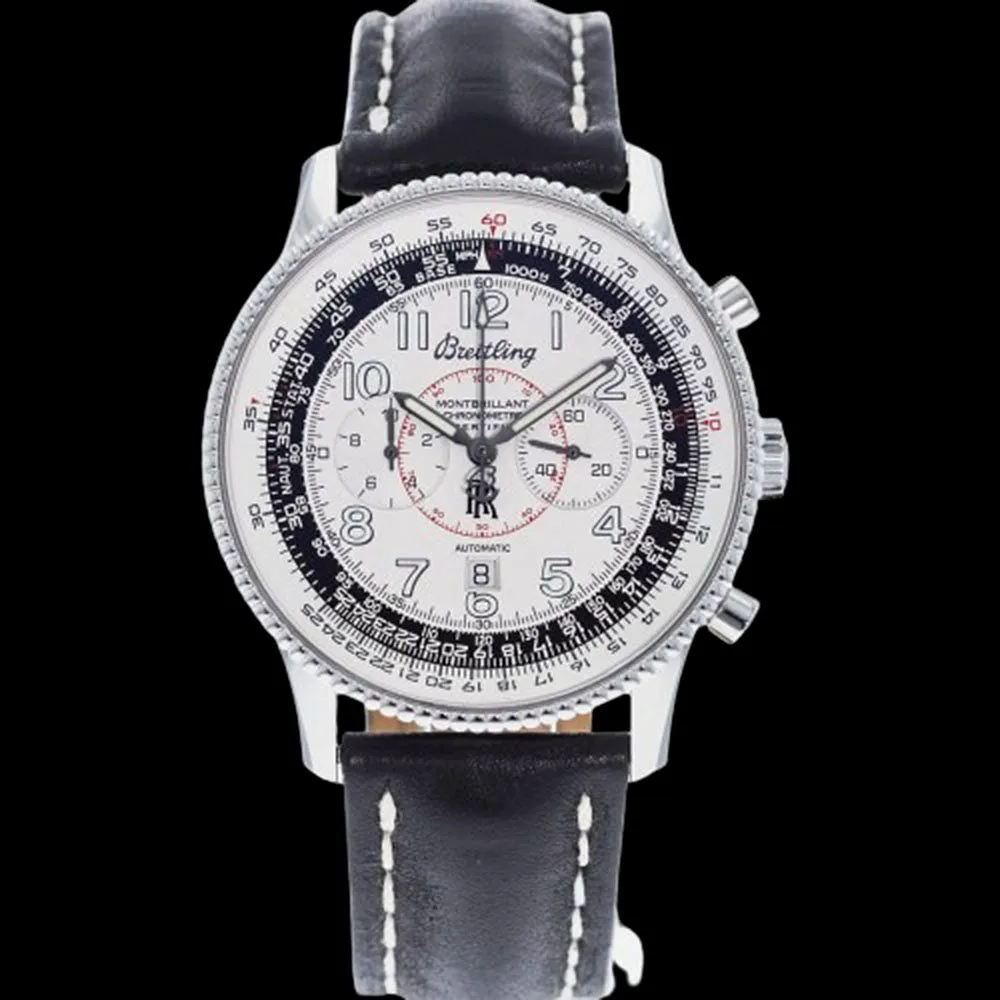 Breitling Montbrillant 42mm Stainless steel White