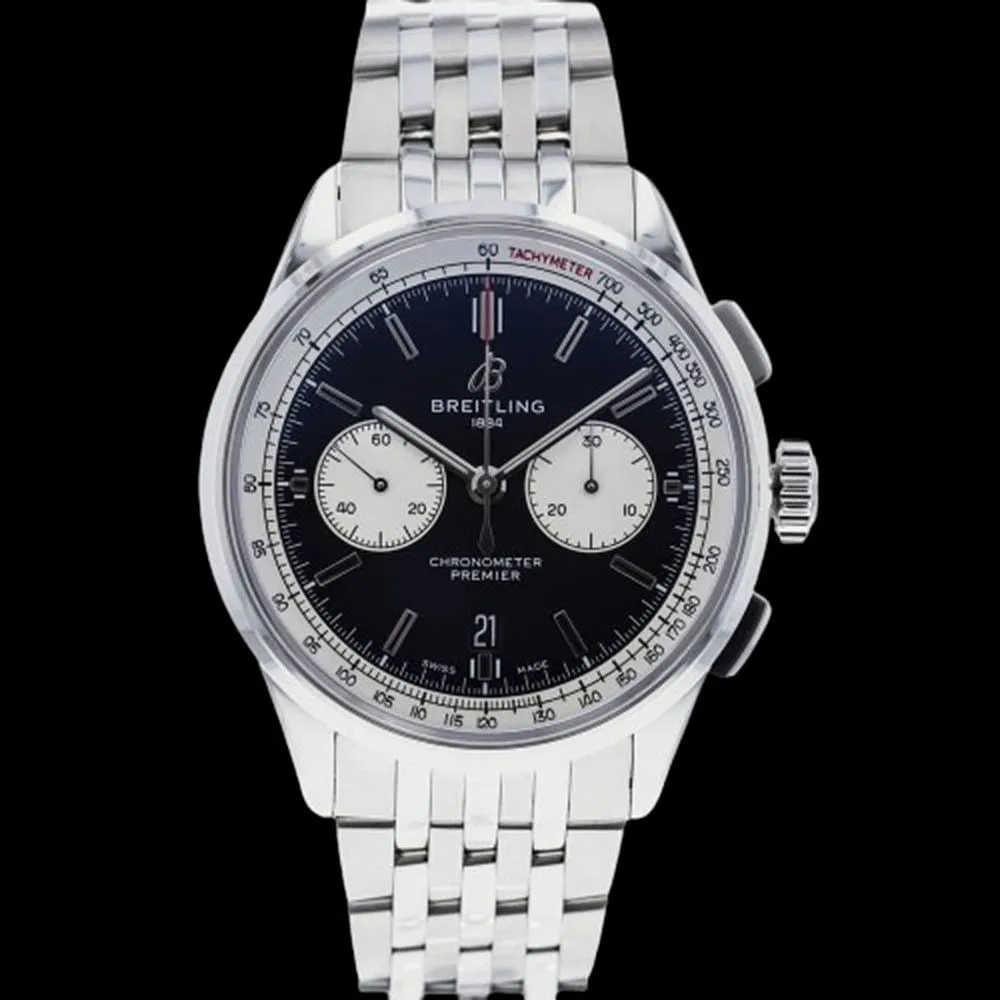 Breitling Premier 42mm Stainless steel Black