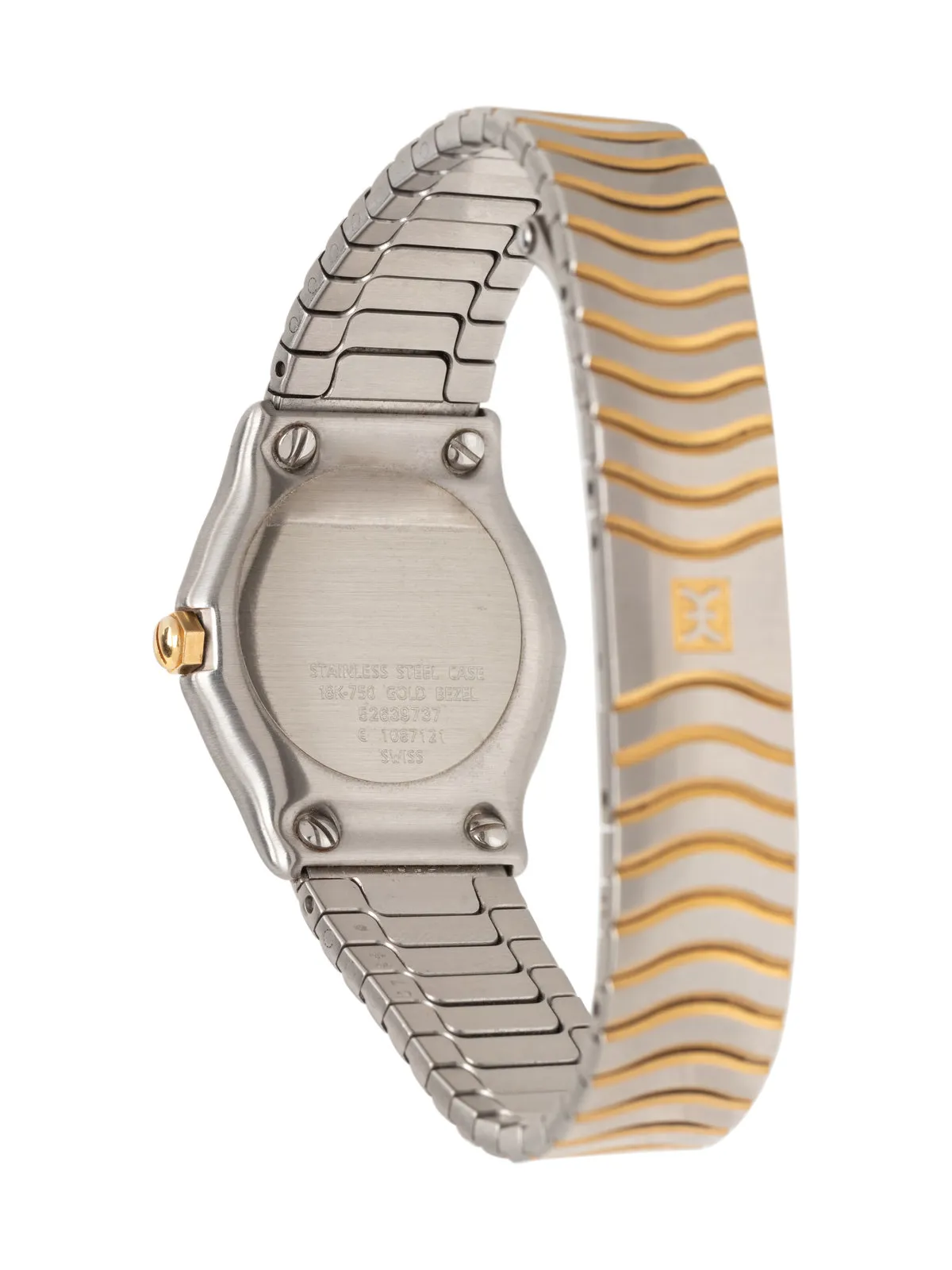 Ebel Wave 1087121 27mm Gold and Steel Black 1