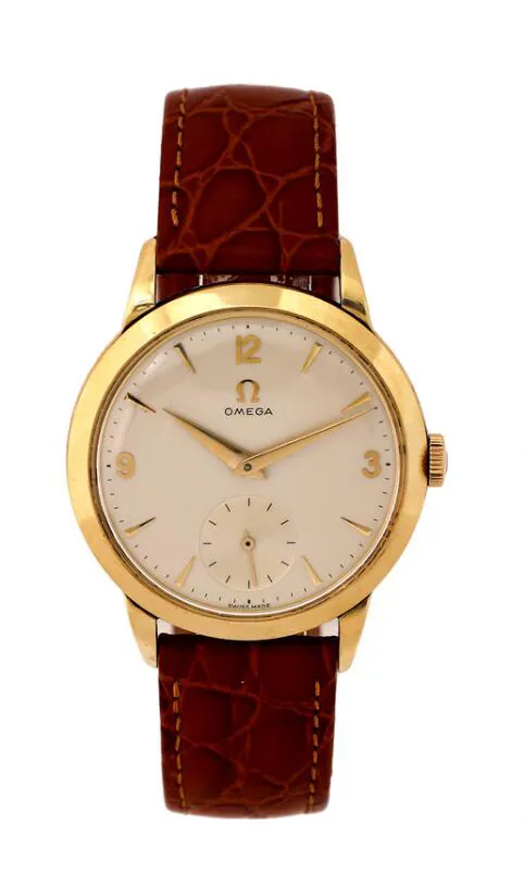 Omega 2684 36mm Yellow gold White