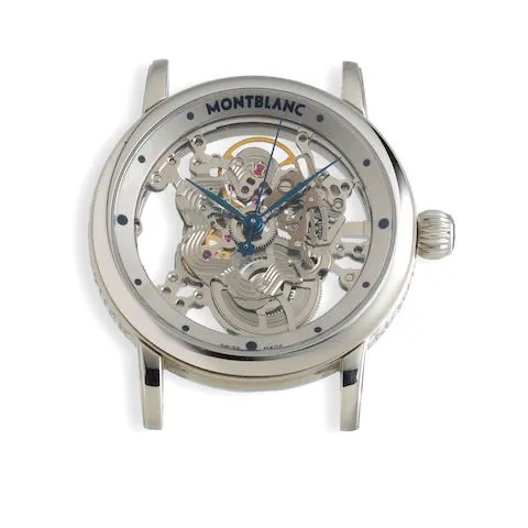 Montblanc Star 40mm Platinum Skeletonized