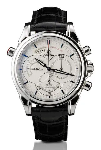 Omega De Ville Co-Axial Rattrapant 41mm Stainless steel White