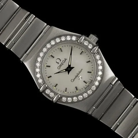 Omega Constellation Ladies 9205 24mm Stainless steel Mother-of-pearl