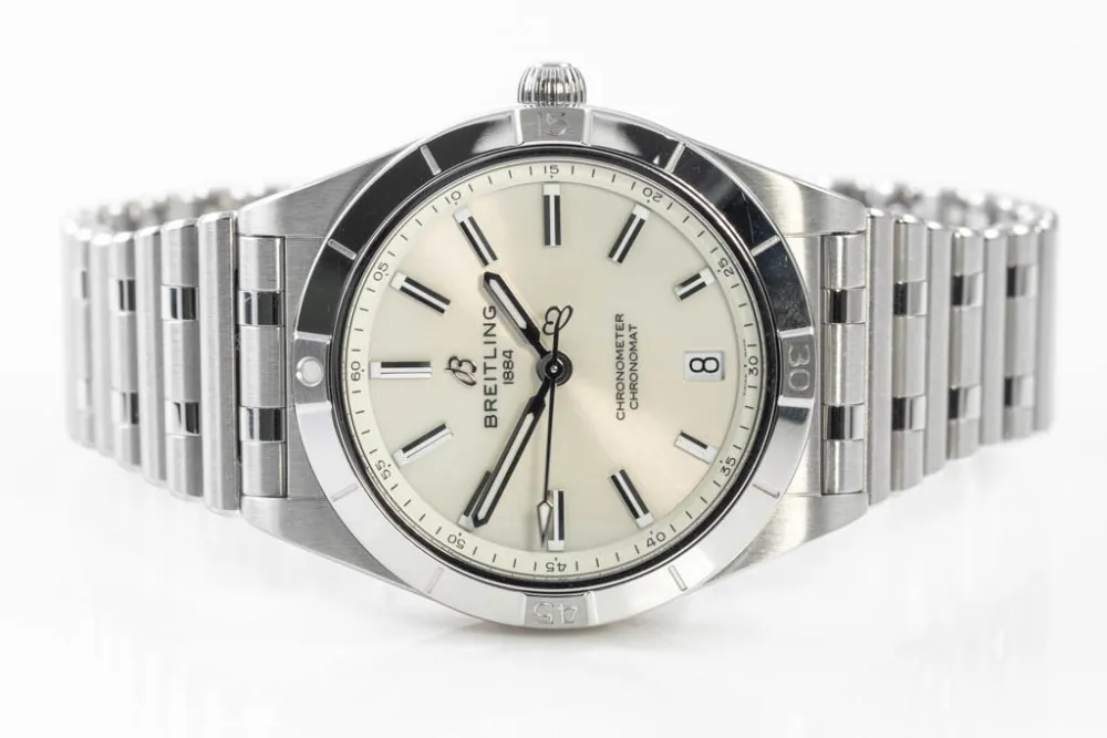 Breitling Chronomat A10380 36mm Stainless steel White