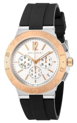 Bulgari Diagono DG41WSPGVDCH-SET-BRW 41mm Yellow gold White