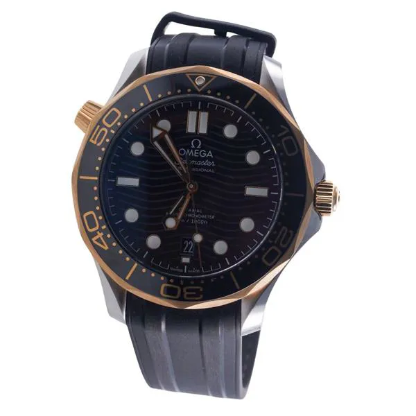 Omega Seamaster 310.30.42.50.01.002 42mm Gold and Steel Black 1