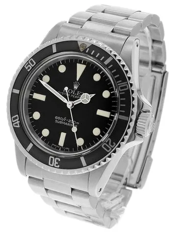 Rolex Submariner 5513 40mm Stainless steel Black