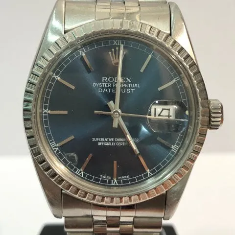 Rolex Datejust 36 16030 36mm Stainless steel Blue