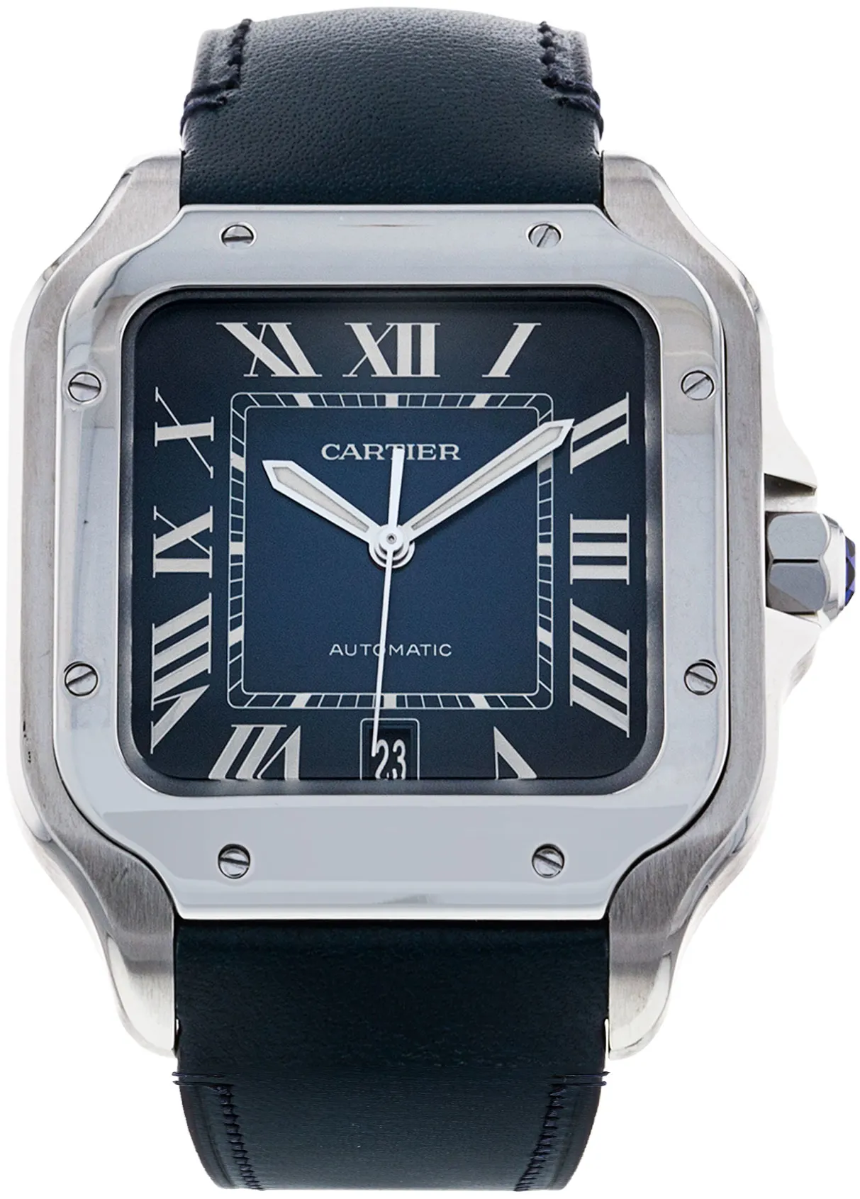 Cartier Santos WSSA0013 40mm Stainless steel Blue